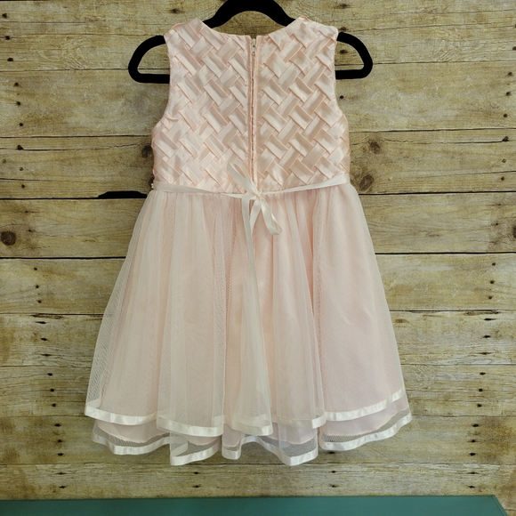 Rare Editions Basketweave Dress Party Dress - Picture 6 of 9